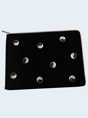 Skinny Dip Yin & Yang Embroidered Laptop Case
